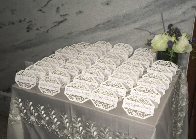 image of wedding set up