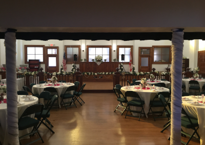 image of wedding set up