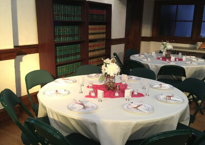 image of wedding set up