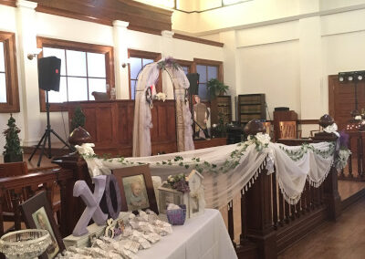 image wedding set up